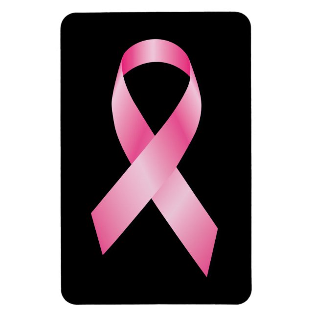 Pink Ribbon - Breast Cancer Awareness Magnet (Vertical)