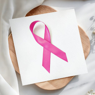 Pink Ribbon Breast Cancer Awareness Napkin