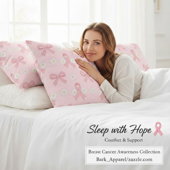 Pink Ribbon Breast Cancer Awareness Pillowcase (Creator Uploaded)