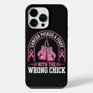 Pink Ribbon Breast Cancer Awareness Pink Fight iPhone 14 Pro Max Case