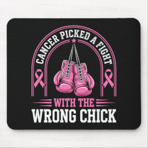 Pink Ribbon Breast Cancer Awareness Pink Fight Mouse Pad