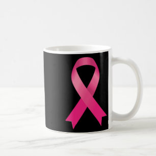 Pink Ribbon Breast Cancer Awareness Women Men Kids Coffee Mug