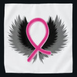 Pink Ribbon Breast Cancer Bandanna Handkerchief<br><div class="desc">Pink Ribbon Breast Cancer Bandanna Handkerchief</div>
