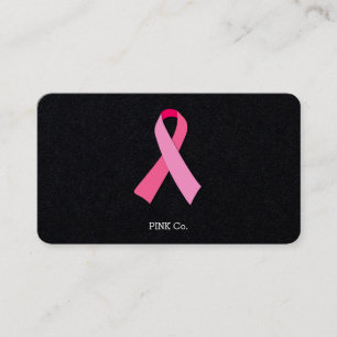 Pink Ribbon Business Card
