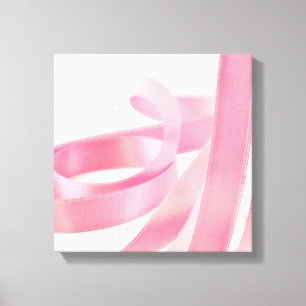 Pink Ribbon Canvas Print