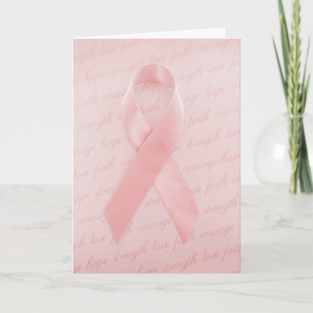 Pink Ribbon card (Front)