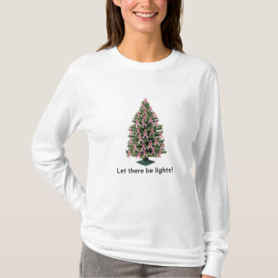 Pink ribbon Christmas T-Shirt