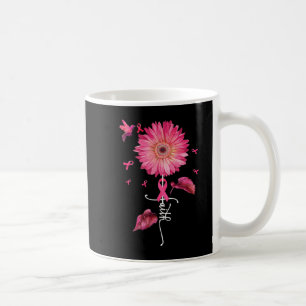 Pink Ribbon Daisy Faith - Breast Cancer Awareness Coffee Mug