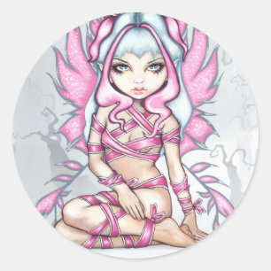 "Pink Ribbon Fairy" Sticker