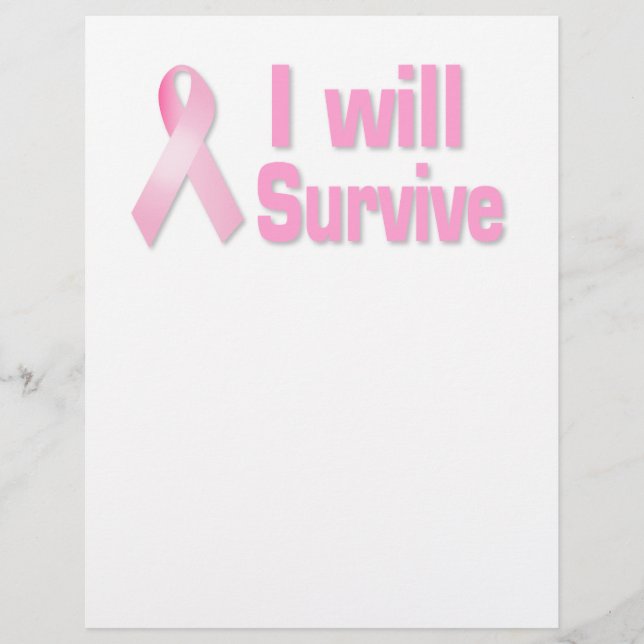 Pink ribbon flyer (Front)