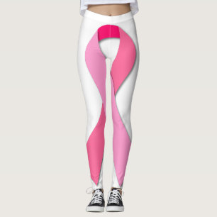 Pink Ribbon for Breast Cancer Awareness Leggings
