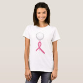 Pink Ribbon Golf T-Shirt (Front Full)