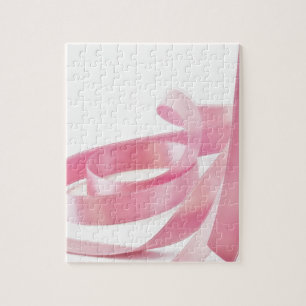 Pink Ribbon Jigsaw Puzzle