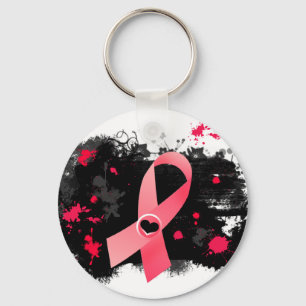 Pink Ribbon Key Ring