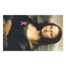 Pink Ribbon Mona Lisa