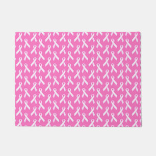 Pink Ribbon Pattern – Breast Cancer Awareness Doormat