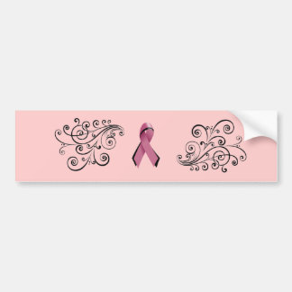 Pink Ribbon/Pink Bumper Sticker