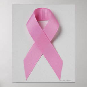 Pink ribbon poster