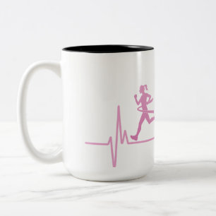 Pink Ribbon Runner Life is Better Mug