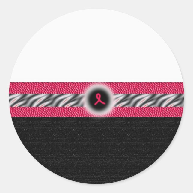 Pink Ribbon sticker (Front)