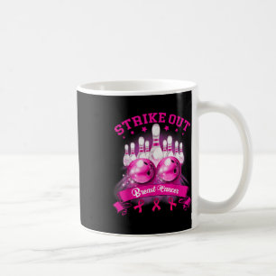 Pink Ribbon Strike Out Breast Cancer Awareness Coffee Mug