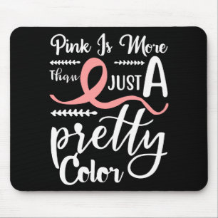 Pink Ribbon Survivor Fighter Breast Cancer Mouse Pad
