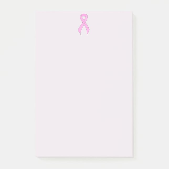 Pink Ribbon Survivor Post-it Notes (Front)