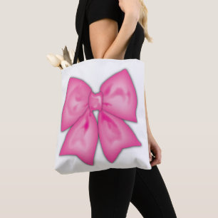 Pink Ribbon Tote Bag