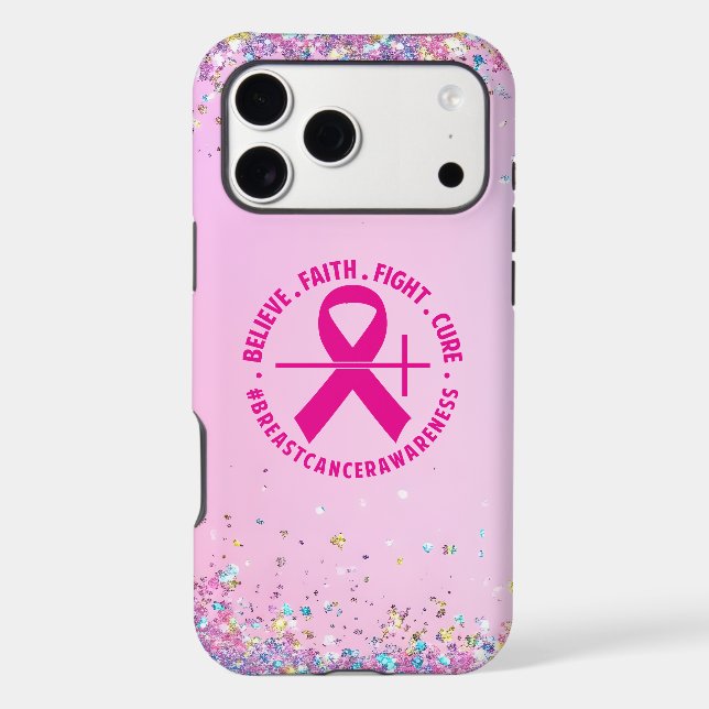 Pink RibbonCase-Mate iPhone CASE (Back)