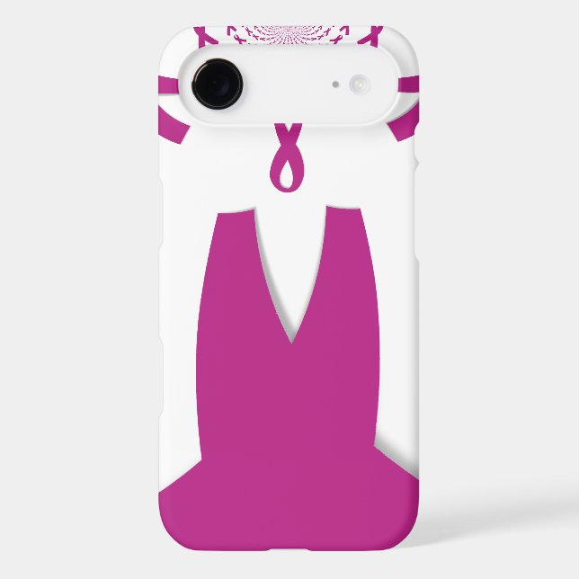 Pink Ribbons Breast Cancer Awareness Art Print (Back)