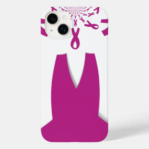 Pink Ribbons Breast Cancer Awareness Art Print Case-Mate iPhone 14 Plus Case