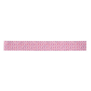 Pink Ribbons for Cancer Awareness Satin Ribbon
