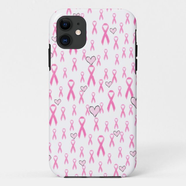 Pink Ribbons,I Care!_ Case-Mate iPhone Case (Back)