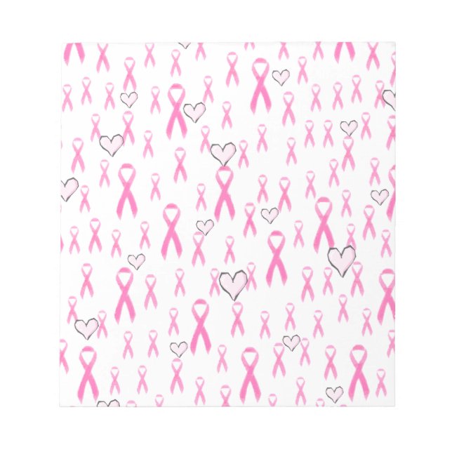 Pink Ribbons,I Care!_ Notepad (Front)