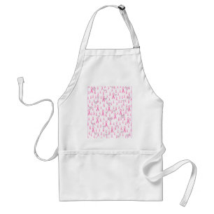 Pink Ribbons,I Care!_ Standard Apron
