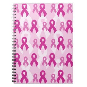 Pink Ribbons/Light...Breast Cancer Notebook