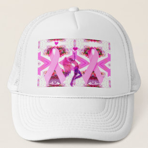 Pink Ribbons of Love & Hope_ Trucker Hat
