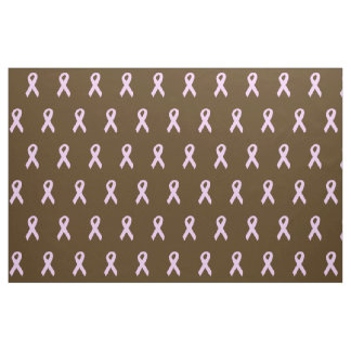 Pink Ribbons Patterned Fabric