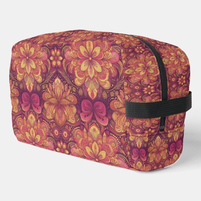 Pink Road Trip Toiletry Bag (Left Corner)