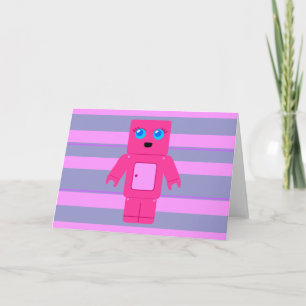 Pink Robot Card