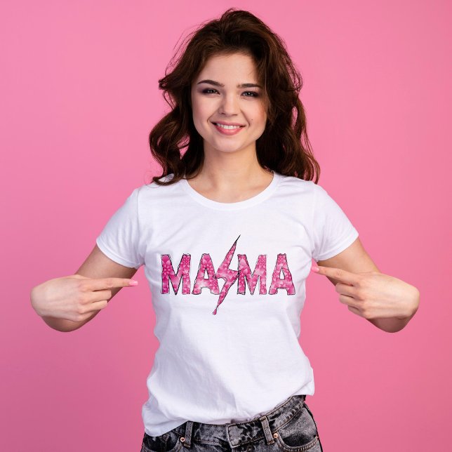 Pink Rocker Mama Shirt (Creator Uploaded)