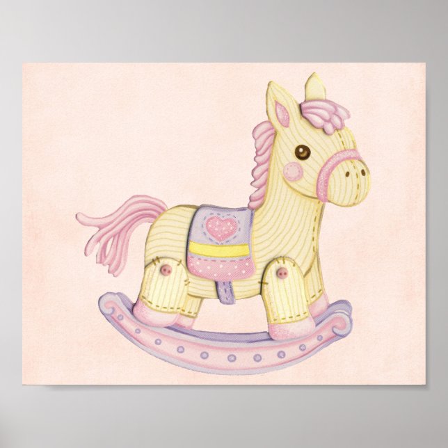 Pink Rocking Horse Poster (Front)