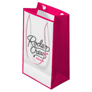 Pink Rodeo Crew Cowgirl Bachelorette Small Gift Bag