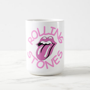 Pink Rolling Stones Coffee Mug