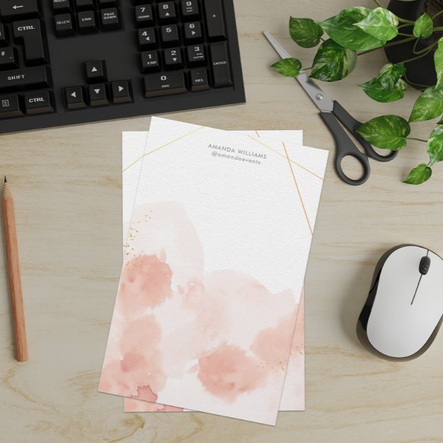 Pink Romantic Watercolor Stationery Paper (Creator Uploaded)