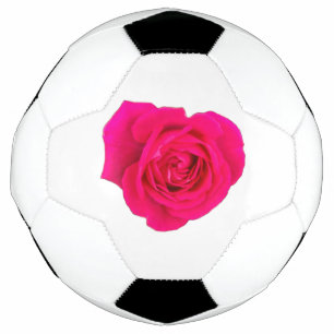 Pink Rose #4 Soccer Ball