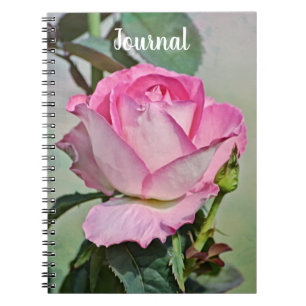Pink Rose Art Journal Notebook