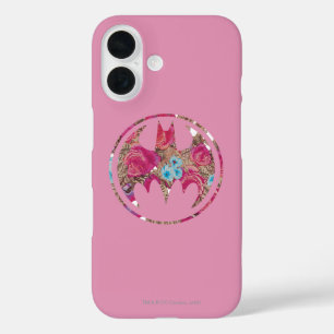 Pink Rose Bat Signal iPhone 16 Case