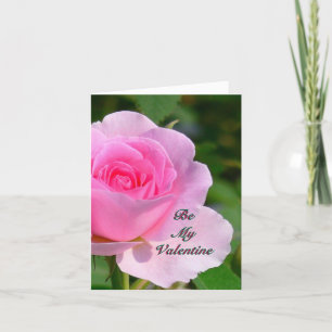 PINK ROSE/BE MY VALENTINE/PLEASE SAY YOU ALWAYS WI HOLIDAY CARD
