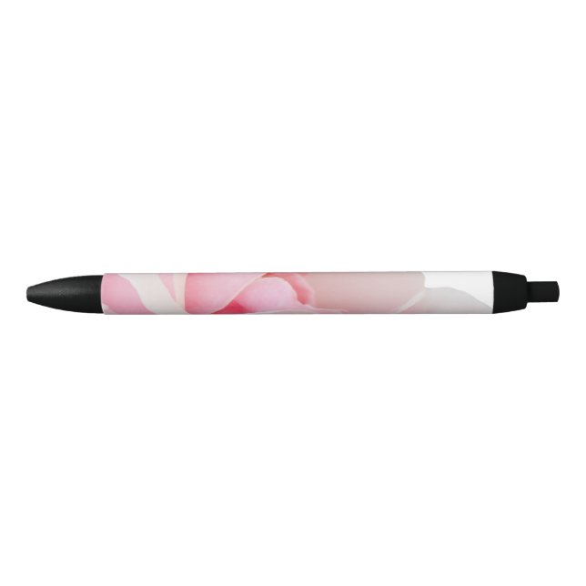 Pink rose black ink pen (Front)